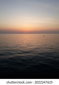 Gaza Sea Sunset In The Evening