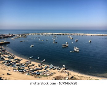 Gaza Strip, Palestine 7.02.17. Sea Port