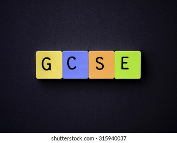 GCSE, Acronym, General Certificate Of Secondary Education. An Exam Sat By School Pupils