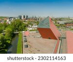 gdansk II world war museum from above