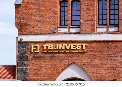 GDANSK, POLAND - JULY 30, 2022: TB.Invest Construction Company Office In Gdansk, Poland