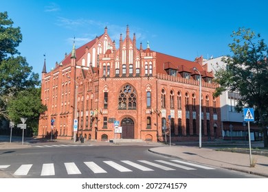 Gdansk, Poland - July 31, 2021: Gdansk Library Of The Polish Academy Of Sciences.