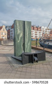 GDANSK, POLAND - MARCH 11, 2017: Monument To Those Never Come Back From Sea.
