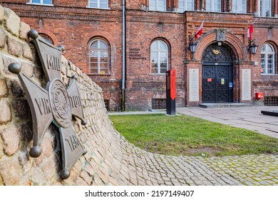 GDANSK, POLAND - MARCH 17, 2022: Gdansk Is A Major Shipping Port And Tourist Destination In Poland. Op. Post Office