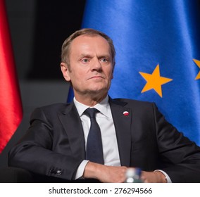 GDANSK, POLAND - May 07, 2015: President of the European Council, Donald Tusk during events to mark the 70th anniversary of the victory over Nazism in Europe