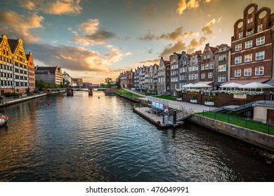 Gdansk,Poland-September 19,2015:The old town in Gdansk at dusk - Shutterstock ID 476049991