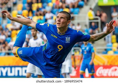 GDYNIA, POLAND - 11 June, 2019:  FIFA U-20 World Cup Poland 2019, Ukraine - Italy O.p Viktor Korniienko