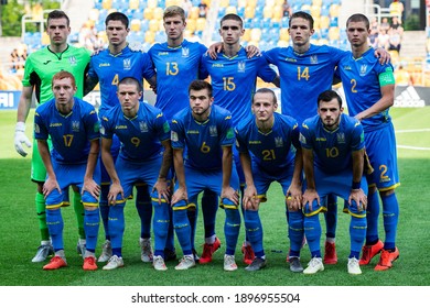 GDYNIA, POLAND - 11 June, 2019:  FIFA U-20 World Cup Poland 2019, Ukraine - Italy O.p Ukraine U20 Team Photo