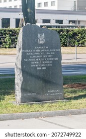 Gdynia, Poland - August 1, 2021: Monument To The Soldiers Of The Polish Armed Forces In The West.