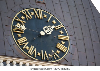 Gear of the clock machine of the clock on the Clock Tower in Riga, LAtvia.