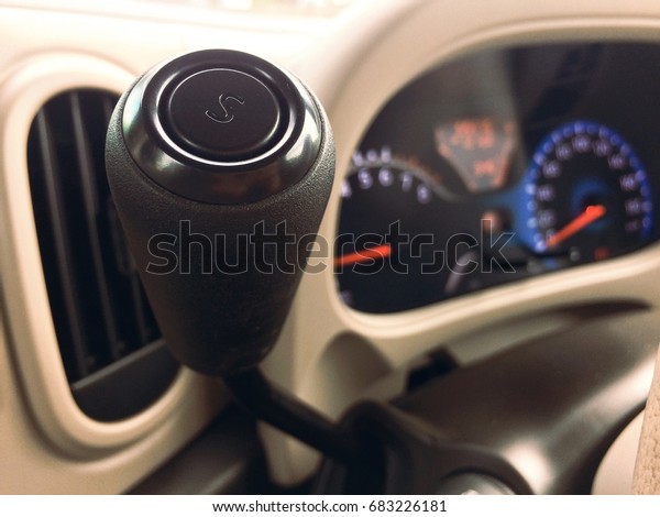 Gear lever in an\
automatic transmission car
