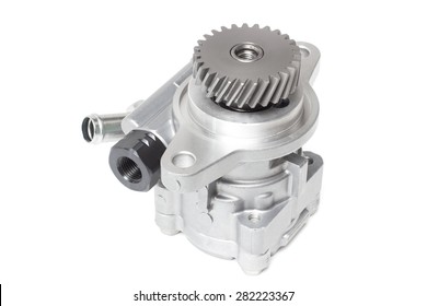 Gear Pump On A White Background