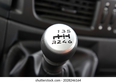 Gear Shift In A Modern Light Truck