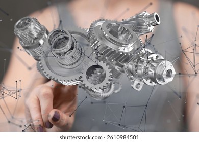 gear Technology setting concept background
