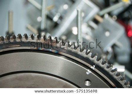 Similar – Cogs, Gears and Wheels Inside Truck Diesel Engine