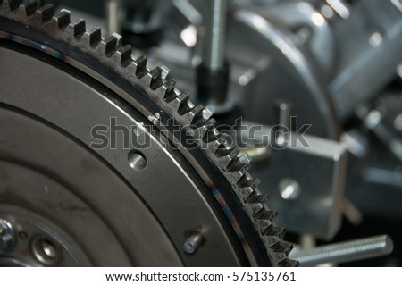 Similar – Cogs, Gears and Wheels Inside Truck Diesel Engine