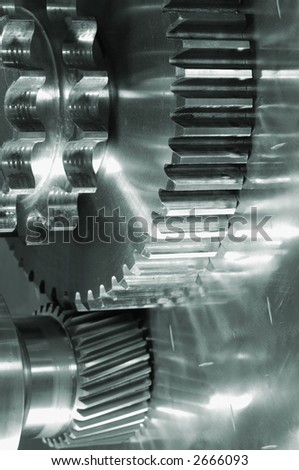 Similar – Cogs, Gears and Wheels Inside Truck Diesel Engine