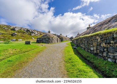 Gearrannan Black House Village, Dun Carloway, Isle Of Lewis, Scotland