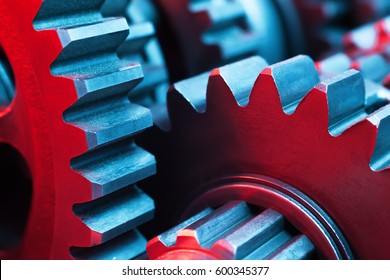 Gears. Machine part. - Shutterstock ID 600345377
