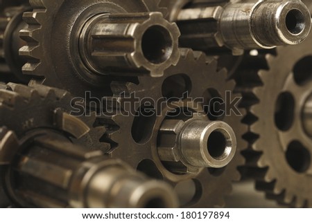 Similar – Cogs, Gears and Wheels Inside Truck Diesel Engine