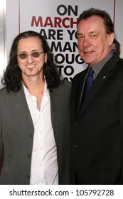 Geddy Lee And Neil Peart At The Los Angeles Premiere Of 'I Love You, Man'. Mann's Village Theater, Westwood, CA. 03-17-09