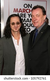 Geddy Lee And Neil Peart At The Los Angeles Premiere Of 'I Love You, Man'. Mann's Village Theater, Westwood, CA. 03-17-09