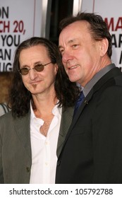 Geddy Lee And Neil Peart At The Los Angeles Premiere Of 'I Love You, Man'. Mann's Village Theater, Westwood, CA. 03-17-09