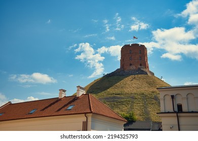 Gediminas Tower In Vilnius Lithuania