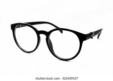 Geek Glasses Isolated On White