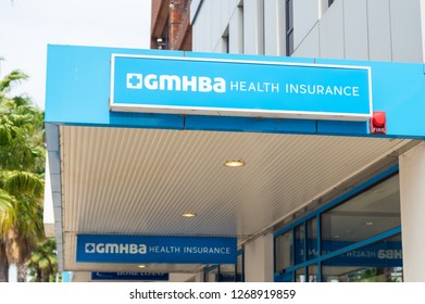 Geelong, Australia - October 14, 2018: GMHBA Is A Private Health Insurance Company, Headuartered In Geelong. GMHBA Has More Than 230000 Members.