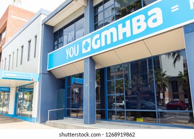 Geelong, Australia - October 14, 2018: GMHBA Is A Private Health Insurance Company, Headuartered In Geelong. GMHBA Has More Than 230000 Members.