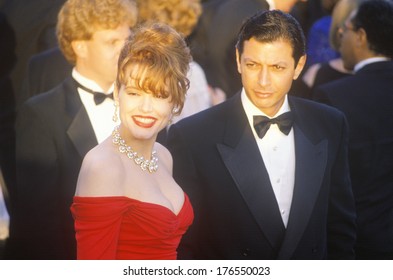 Geena Davis And Jeff Goldbloom At The 62nd Annual Academy Awards, Los Angeles, California