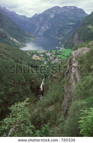 Similar – Geiranger Fjord, Norway