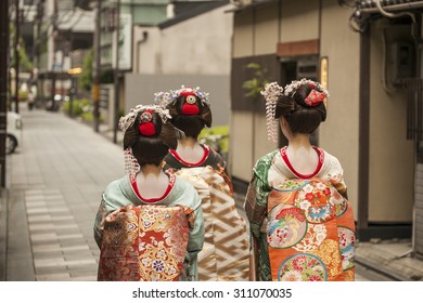 Geisha In Kyoto