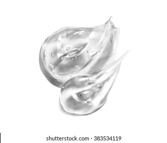 Gel isolated on white