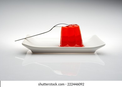 gelatin isolated white background