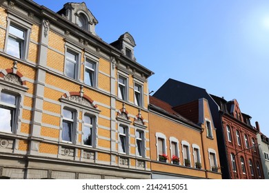 Gelsenkirchen City, Germany. Town Residential Street View.