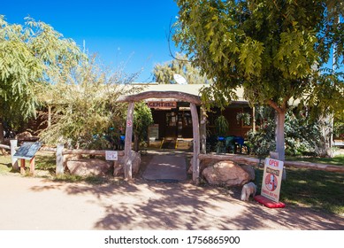 Gemtree, Australia - July 8 2015: The Small Town Of Gemtree In The Harts Ranges, Northern Territory, Australia