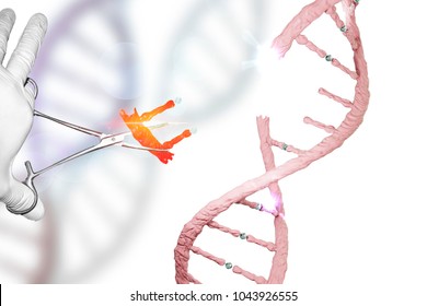 Gene Editing Gene Therapy Genome Editing Stock Photo 1043926555 ...