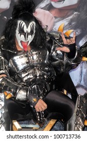 Gene Simmons At The KISS & Motley Crue Press Conference, Roosevelt Hotel, Hollywood, CA 03-20-12