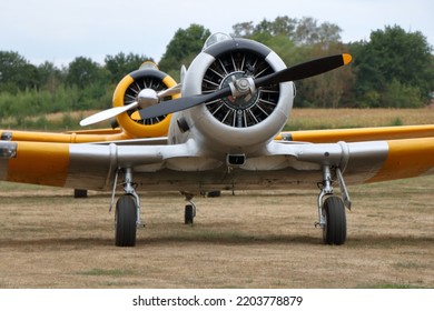 General Aviation Planes In Kiewit, Hasselt, Belgium.