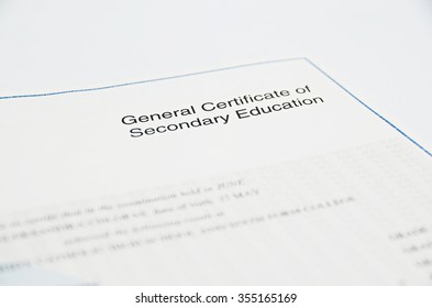General Certificate Of Secondary Education

