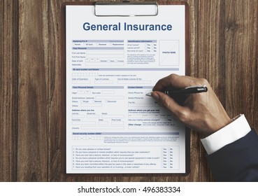 General Insurance Health Accident Financial Concept