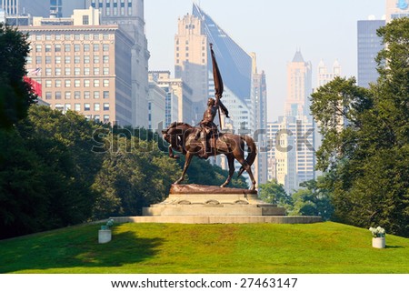General John Logan Monument in Grant Park, Chicago
