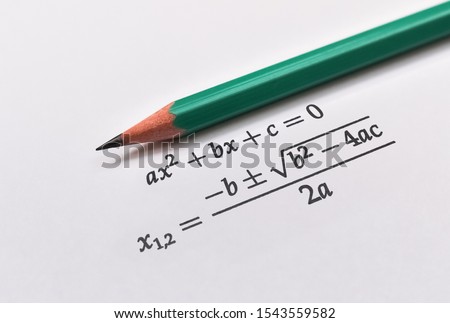 General quadratic equation and its roots solution formula