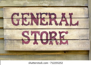General store sign 