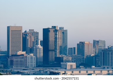 General view of cityscape with multiple modern buildings and skyscrapers in the morning. skyline and urban architecture. - Powered by Shutterstock