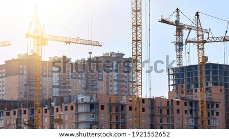 Foto Bild Das Gebäude im Bau auf der Baustelle