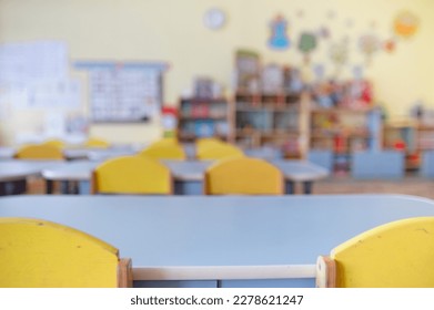 a general view of the group in the kindergarten, a room for children with toys. High quality photo - Powered by Shutterstock