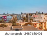 General view of Namibia Swakopmund Cityscape and Lighthouse - Swakopmund, Namibia